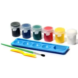 گواش 6 رنگ پیوسته آریا مناسب نقاشی کودک و بزرگسال