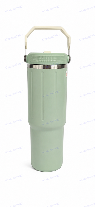 تراول ماگ نی دار GoPop ظرفیت 900 میلی لیتر استیل 304 دوجداره مناسب نوشیدنی گرم و سرد