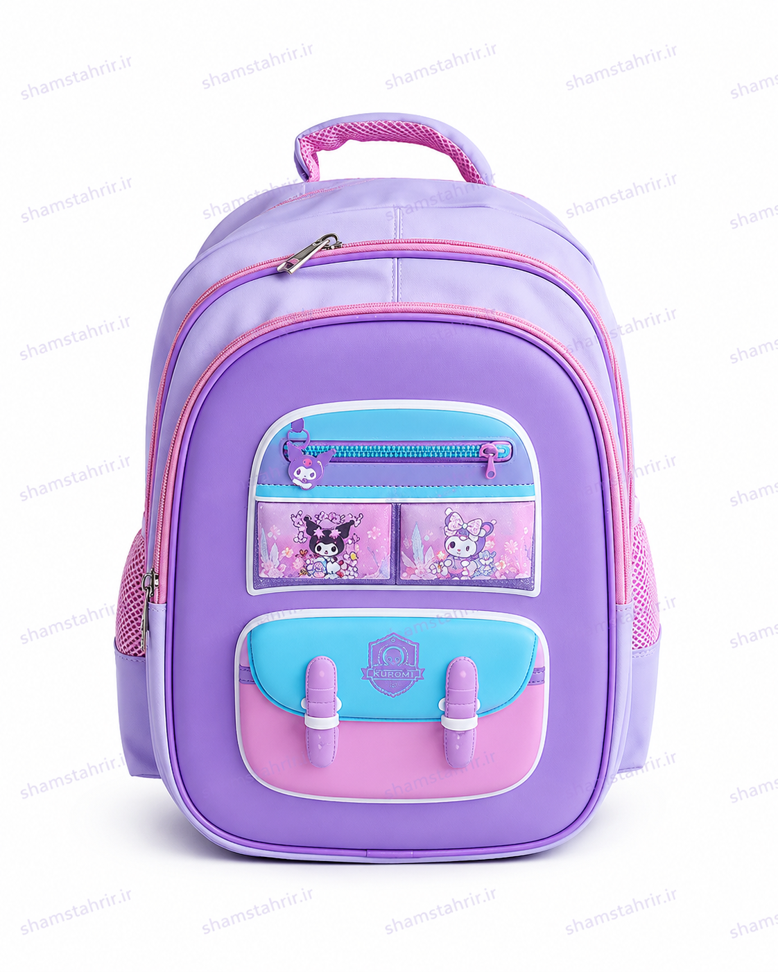 کوله پشتی دخترانه کرومی 3 محفظه وارداتی