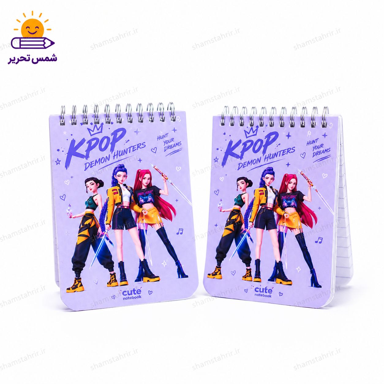 دفترچه یادداشت کیپاپ سایز ۹ در ۱۲ سانتی‌متر